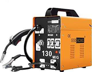 MIG Welder 110V 140Amp  Flux Core Wire Welding Machine No Gas Automatic Feed  Easy Weld  for Welder Beginners with MIG Gun IGBT