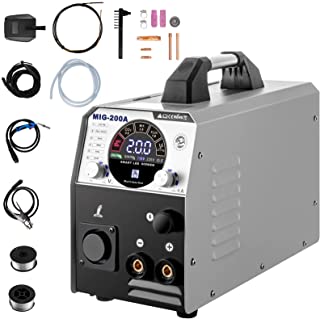 VEVOR MIG TIG MMA Welder 200A Welding Machine 6 in 1 Combo Aluminum Welding Machine 110 220V Portable Flux Core Welde